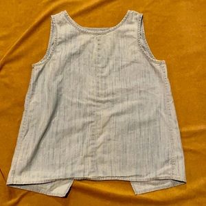Gap Tank Top, Light Blue, XS.